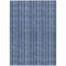 Homeroots 3' X 5' Denim Blue And Ivory Striped Washable Indoor Outdoor Area Rug 615043 - alternate 7