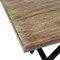 Homeroots Five Piece Brown and Black Solid Wood Dining Set with Four Chairs 510907 - alternate 7