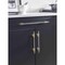Amerock Urbanite 10-1/16 in 256 mm Center-to-Center Brushed Gold/Black Chrome Cabinet Pull BP778256BGLBCR - alternate 2