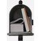 Gibraltar Grayson T1 Gray Steel Rural Post Mount Mailbox ST1000AM - alternate 1