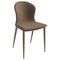Leisuremod Mosaic Collection Modern Dining Chair in Light Brown Fabric MC44LBR - alternate 1