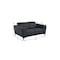 Homeroots 65in Gray And Black Italian Leather Power Reclining Loveseat 482203 - alternate 4