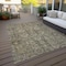 Homeroots 5' X 8' Brown Gray And Charcoal Oriental Washable Indoor Outdoor Area Rug 582057 - alternate 8