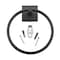 Oakbrook Collection Matte Black Towel Ring Die Cast Zinc BH-OB5001MB - alternate 4