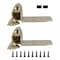 Brixwell Non Self Closing, Free Swinging Variable Overlay Flush Cabinet Hinge 3/8 in Pair BX79196 - alternate 4