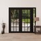 Vdomdoors Front Exterior Prehung Metal-Plastic Double Doors Clear Glass / MANUX 8151 Matte Black / Office Com MANUX8151DEXD-BLK-W72+14xH80-RH-I - alternate 4