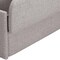 Homeroots 55in Gray Fabric and Wood Upholstered Bench 720918 - alternate 8