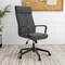 Leisuremod Aiaria Ergonomic High Back Office Chair - PU Leather/Polyester, Adjustable, Swivel, Comfortable AO50CHF - alternate 8