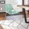 Leisuremod Modern Asbury Dining Chair with Chromed Legs, Mint AC16MT - alternate 9
