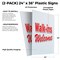 Signmission Walk-ins Welcome, Plastic Signs Only 24 Inch x 36 Inch, Corrugated Plastic, 2PK CSB-2436-2PACK-Walk-ins Welcome - alternate 2