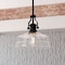 Vaxcel Beloit 1 Light Matte Black Farmhouse Pendant Light with Clear Glass Dome P0380 - alternate 8