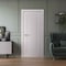 Sartodoors Interior Door 32 x 80 inches, BASIC 9111 White, Single Regular Panel Frame Handle, Bathroom Bedro BASIC9111ID-SKIN-32 - alternate 5