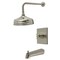 Kingston Brass Single-Handle Pressure Balanced Tub and Shower Faucet, Brushed Nickel KB6348DX - alternate 1