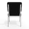 Flash Furniture Fabric Church Chair, Black XU-CH-60096-BK-SV-GG - alternate 9