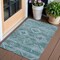 Homeroots 3' X 5' Teal Blue And Aqua Southwestern Washable Indoor Outdoor Area Rug 588732 - alternate 1