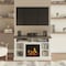 Northwest Corner TV Stand with Electric Fireplace Fits 55in TVs Console with Storage Cabinet 80-FPWF-M7 - alternate 9