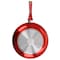 Better Chef 12in Silver Metallic Non Stick Gourmet Fry Pan in Red F1205R - alternate 9