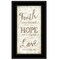 Homeroots Faith 2 Black Framed Print Wall Art 405430 - alternate 1