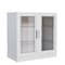 Homeroots 31in White Wood Accent Cabinet With Two Doors 691105 - alternate 1