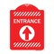 Signmission Red & White, 18 Inch x 24 Inch, Heavy Gauge Aluminum A-DES-RW-1824-23957 - alternate 1