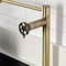 Kingston Brass Deck Mount Pot Filler Faucet with Knurled Handle, Antique Brass KS4703RKZ - alternate 6