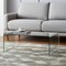 Homeroots 24" Clear Glass Sled Coffee Table 554277 - alternate 5