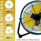 Edendirect 12 in. 3-Fan Speeds High Velocity Floor Fan (2pc) in Black with Yellow Blades, Adjustable Tilt, 2PK ZR-FAN-C12X - alternate 7
