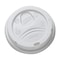 Dixie Lid for 12 to 20 oz. Hot Cup, Dome, Sip Through, White, Pk1000 D9542 - alternate 1
