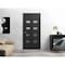 Sartodoors Sliding Closet Bi-fold Doors Black Solid Core Modern Interior QUADRO4113BF-BLK-60 x 96 (2* 30x96) - alternate 5