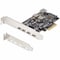 Startech.Com 5-PORT USB PCIE CARD, USB 3.2 10GBPS, PCI EXPRESS CARD WITH 4X USB-C PORTS, 1X U PS4C3IA3-USB-C-CARD - alternate 1
