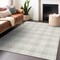 Homeroots 8' X 10' Ivory And Beige Plaid Washable Indoor Outdoor Area Rug 595406 - alternate 7