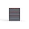 Strong Hold 3 drawer cabinet - (1x 8ft, 1x 9ft, 1x 10ft) - Red accents - Keyed Different S3036-PPDAS-0306DS - alternate 1