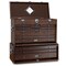 Gerstner 14-Drawer Dark Oak Chest & Base Set GI-T24-D/M24-D - alternate 1