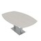 Skutchi Designs Arc Boat Conference Table, 45 in W, 84 in L, Ivory HAR-ABOT-48X84-DOU-K458 - alternate 1