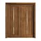 Sartodoors Sliding French Double Pocket Doors 48 x 80 inches, Ego 5014 Cognac Oak Veneer, Kit Rail Hardware ,  EGO5014DP-DKO-48 - alternate 1