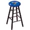 Holland Bar Stool Co Maple Counter Stool, Dark Cherry Finish, Maine Seat RC24MSDC - alternate 1