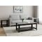 Homeroots Set of Three 42" Gray And Black Coffee Table With Shelf, 3PK 366098 - alternate 5