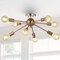 Jonathan Y Copper 30.5" 8-Light Sputnik Metal LED Flush-Mount, Copper JYL7459A - alternate 11