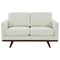 Leisuremod Chester Modern Leather Loveseat with Birch Wood Base, White CS58W-L - alternate 10