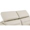 Homeroots 82" Beige Top Grain Leather Reclining Metal USB Sofa 720409 - alternate 9