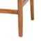 Bali & Pari Prita Bohemian Paper Loom and Natural Mahogany Wood 2-Piece Bar Stool Set 249-2PC-13879-ZORO - alternate 7