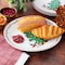 Peanuts Xmas 8 Piece 10.5 Inch Round Stoneware Dinner Plate Set in White 750123710M - alternate 5