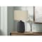 Monarch Specialties Lighting, 24 in.H, Table Lamp, Black Ceramic, Beige Shade, Contemporary I 9635 - alternate 1