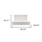Homeroots Classic White Panel King Size Bed 397614 - alternate 8