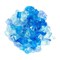 Homeroots Blue Round Reflective Fire Pit Glass 479089 - alternate 1