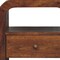 Homeroots 18" Brown Solid Wood Two Drawer Nightstand 701736 - alternate 9
