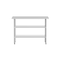 Flash Furniture 48 x 24 Stainless Steel Work Table-2 Undershelves NH-WT-GU-2448-GG - alternate 9