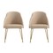 Manhattan Comfort Gracie Dining Chair in Tan and Gold - Set of 2 2-DC100-GTN - alternate 9