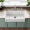 Whitehaus Collection 33 in Reversible Single Bowl Fireclay Kitchen Sink with Grid WHRP3318-W - alternate 5