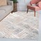 Jonathan Y Slant Modern Abstract Beige/Gray 5 ft. x 8 ft. Area Rug SOR201C-5 - alternate 6